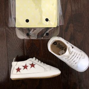 New Old Soles Toddler Leather Sneakers US7 EU23